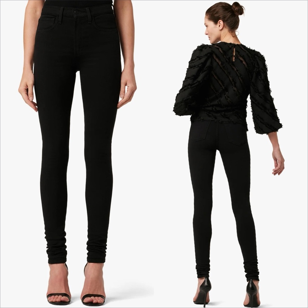 Joe’s “The Twiggy” High Rise Skinny Jeans in Black